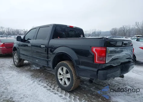 2016 Ford F-150 Platinum z USA, uszkodzony, nr VIN 1FTEW1EF8GFD26921